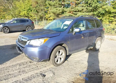 2016 Subaru Forester 2.5I Premium из США, поврежденный, VIN JF2SJADC6GH499951